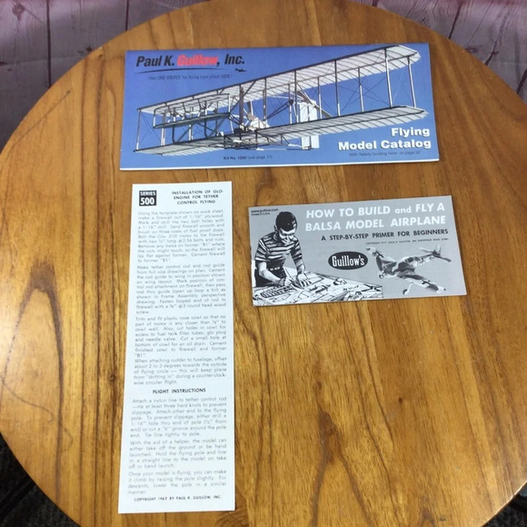 Vintage Guillow Messerschmitt BF-109 Authentic Scale Flying Model Kit - Picture 14 of 14